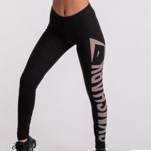 GYMSHARK BURNOUT LEGGINGS Black/Light Grey